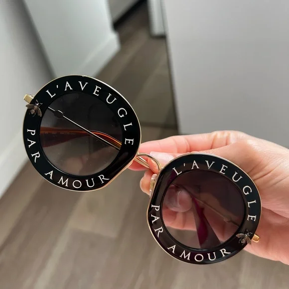 靴 GUCCI PAR AMOUR 473491 Gucci | Accessories | Gucci Laveugle Par Amour Sunglasses